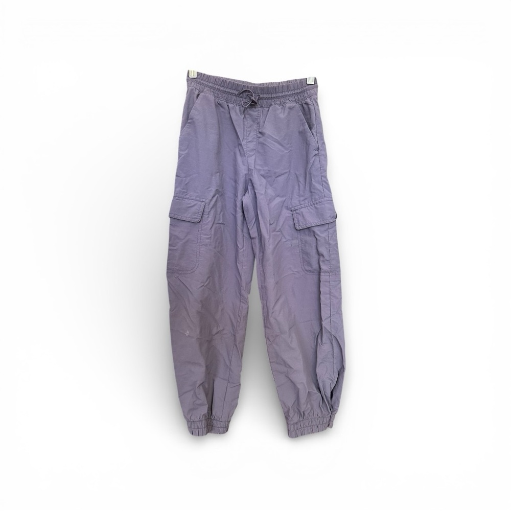 Old Navy Kids Casual Quick Dry Pants in Light Purple Cargo Size L (10-12)